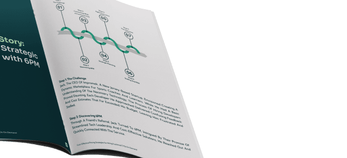 A mockup of an infographic brochure