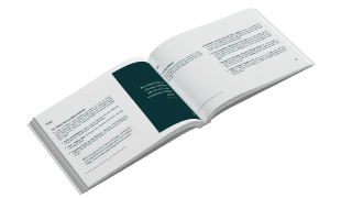 A mockup of e-book