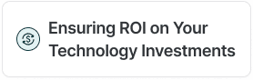 An image of ensuring ROI on your technology investment
