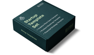 A mockup of startup template