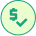 An icon of a dollar approval
