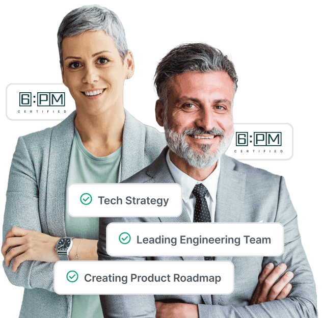 An png image of one man and one women wearing formal attire and smiling