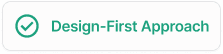 An image of design first approach
