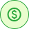 A icon of dollar sign