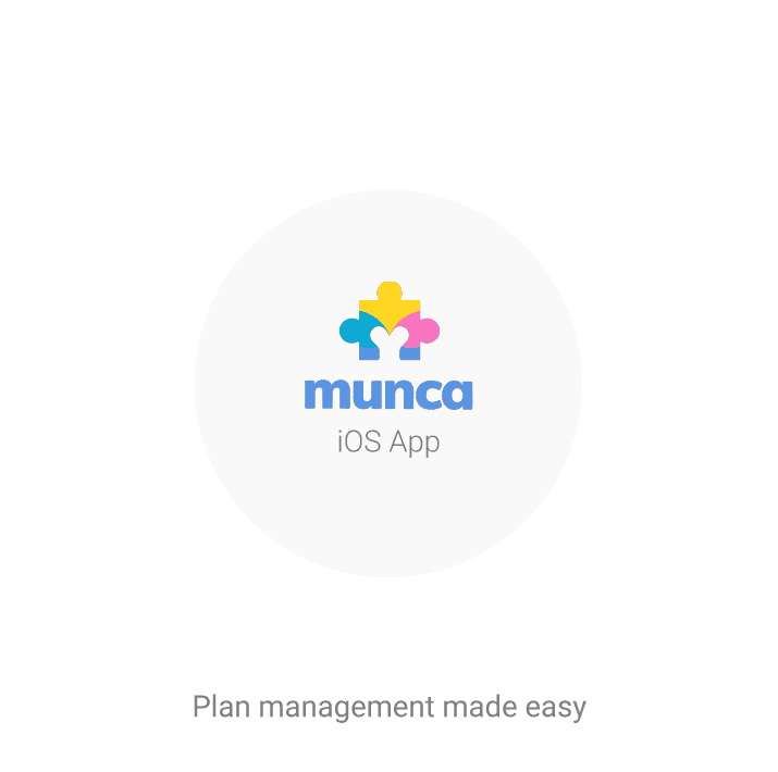 A logo of Munca IOS app
